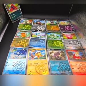 Colorful Pokémon Trading Card Collection Masterball